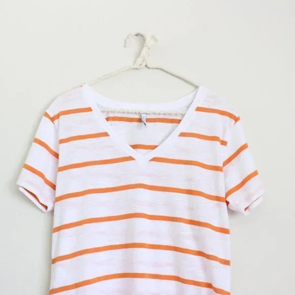 Z Supply The Vienna Striped V Neck Tee - Picture 2 of 5